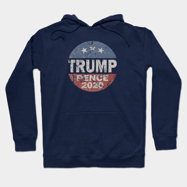 Vintage Trump Pence 2020 Hoodie by Etopix